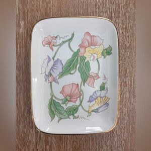 Ben Rickert China - Vintage Floral Trinket Dish